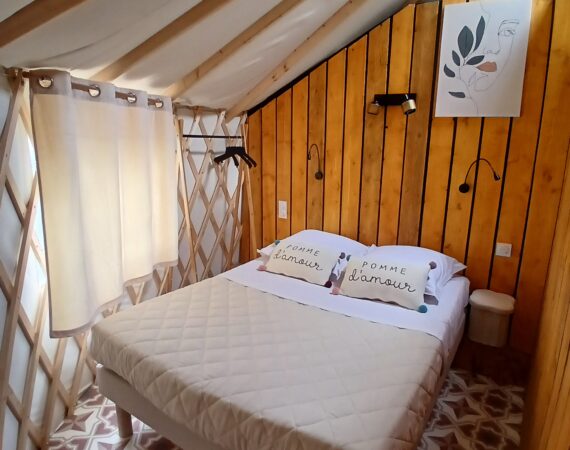 terracotta Chambre lit double